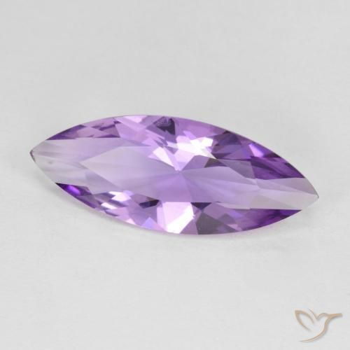 Améthyste Violet Rosâtre naturelle Marquise, 2.75 ct, VVS-VS