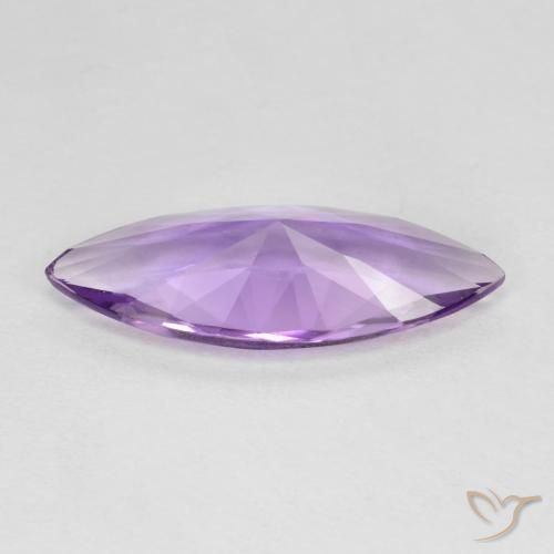 Améthyste Violet Rosâtre naturelle Marquise, 2.75 ct, VVS-VS