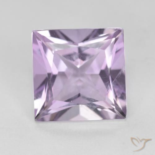 2.18ct Naturel Violet Rosâtre Améthyste, Carré, VS