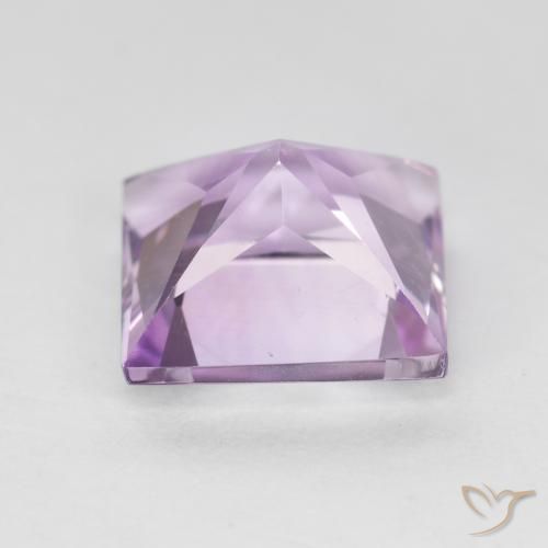 Améthyste Violet Rosâtre naturelle Carré, 2.18 ct, VS