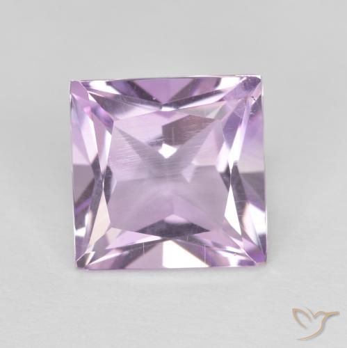 2.20ct Naturel Magenta léger Améthyste, Carré, VS