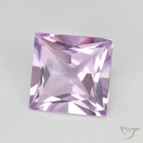 Améthyste Magenta léger naturelle Carré, 2.20 ct, VS