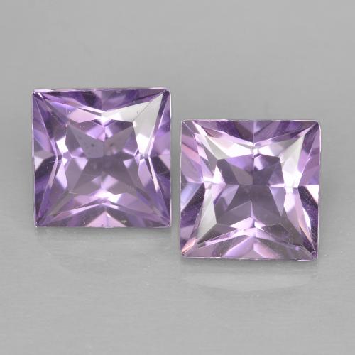 Achetez naturel 2.05ct Violet clair Améthyste gems, Carré, En provenance Brésil chez GemSelect. En stock, livraison internationale!