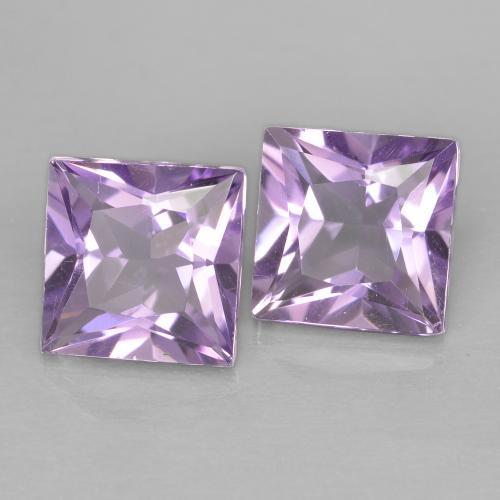 Achetez naturel 2.05ct Violet clair Améthyste gems, Carré, En provenance Brésil chez GemSelect. En stock, livraison internationale!