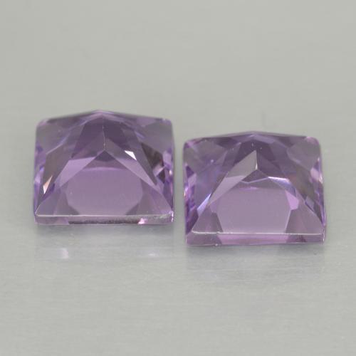 Achetez naturel 2.05ct Violet clair Améthyste gems, Carré, En provenance Brésil chez GemSelect. En stock, livraison internationale!