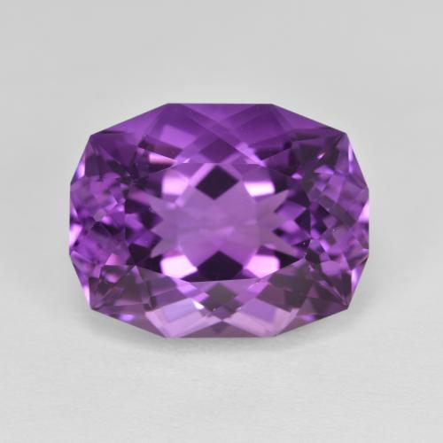 Améthyste Violet moyen naturelle Forme fantaisie, 7.02 ct, VVS