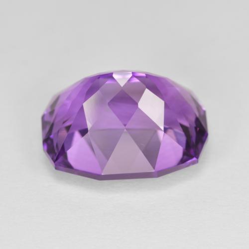 Améthyste Violet moyen naturelle Forme fantaisie, 7.02 ct, VVS