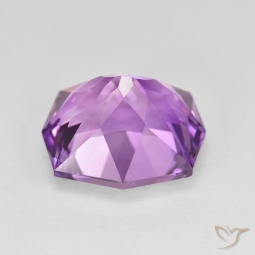 Améthyste Violet Iris naturelle Fantaisie, 5.33 ct, VVS