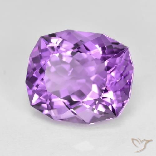 Améthyste Violet violacé naturelle Fantaisie, 6.92 ct, VVS-VS