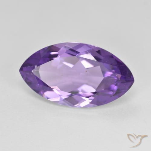 Améthyste Violet moyen naturelle Marquise, 6.50 ct, VS