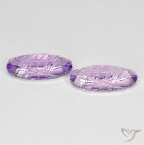 Shop natural 3.58ct Violet clair Améthyste gems, ovale, from Brésil at GemSelect. In stock, global shipping!