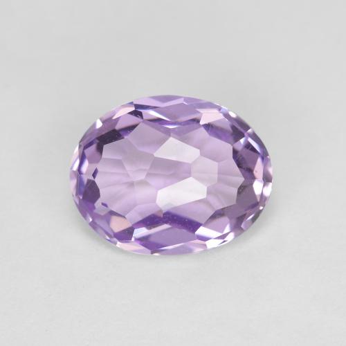 Améthyste violet moyen naturelle coupe ovale, 1,95 ct, VVS