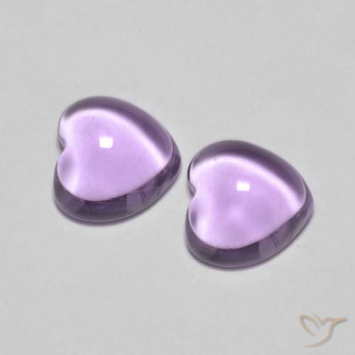 Shop natural 1.77ct Violet rose moyen Améthyste gems, Cœur, from Brésil at GemSelect. In stock, global shipping!