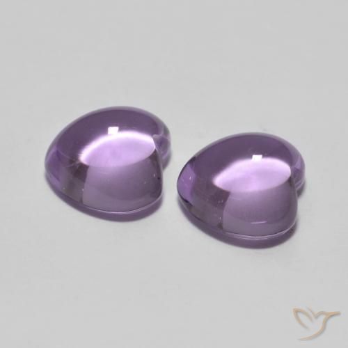 Shop natural 1.77ct Violet rose moyen Améthyste gems, Cœur, from Brésil at GemSelect. In stock, global shipping!