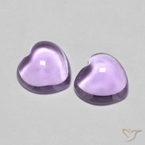 Shop natural 1.76ct Violet rose moyen Améthyste gems, Cœur, from Brésil at GemSelect. In stock, global shipping!