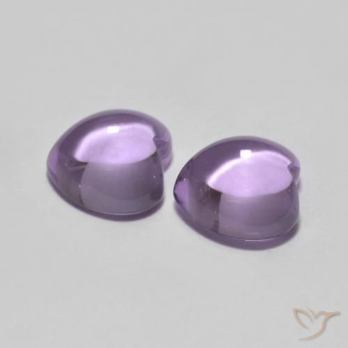 Shop natural 1.76ct Violet rose moyen Améthyste gems, Cœur, from Brésil at GemSelect. In stock, global shipping!