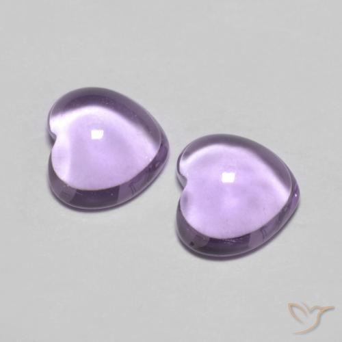 Shop natural 1.80ct Violet rose moyen Améthyste gems, Cœur, from Brésil at GemSelect. In stock, global shipping!