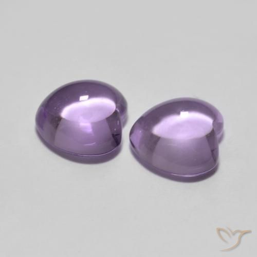 Shop natural 1.80ct Violet rose moyen Améthyste gems, Cœur, from Brésil at GemSelect. In stock, global shipping!