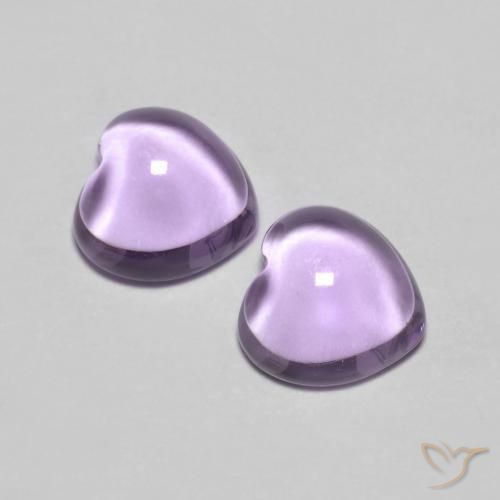 Shop natural 1.76ct Violet rose moyen Améthyste gems, Cœur, from Brésil at GemSelect. In stock, global shipping!