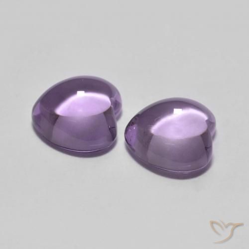 Shop natural 1.76ct Violet rose moyen Améthyste gems, Cœur, from Brésil at GemSelect. In stock, global shipping!