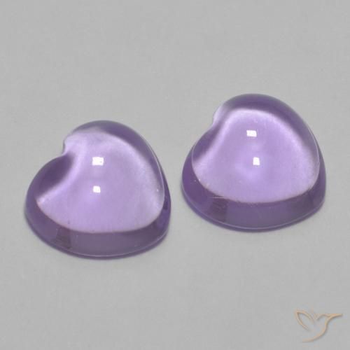 Shop natural 1.68ct Violet clair Améthyste gems, Cœur, from Brésil at GemSelect. In stock, global shipping!