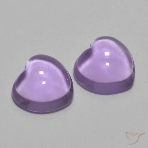 Shop natural 1.77ct Violet clair Améthyste gems, Cœur, from Brésil at GemSelect. In stock, global shipping!