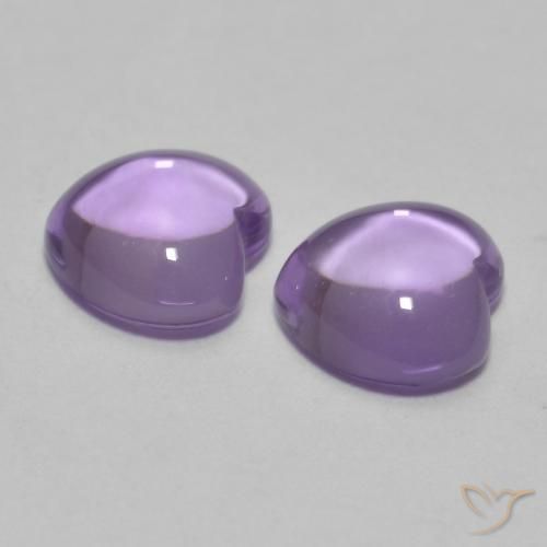 Shop natural 1.77ct Violet clair Améthyste gems, Cœur, from Brésil at GemSelect. In stock, global shipping!