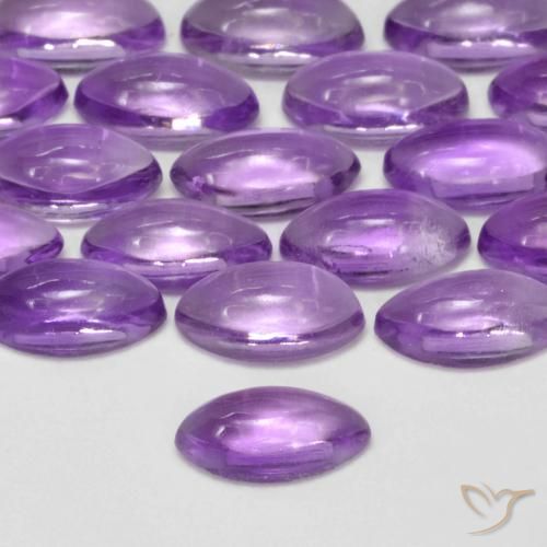 Améthyste Violet rosâtre moyen naturelle Marquise, 0.19 ct, Transparent