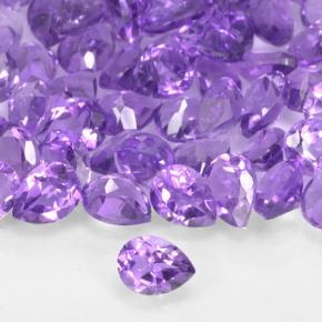 Achetez naturel 1.13ct Violet vif Améthyste gems, En forme de poire, En provenance Brésil chez GemSelect. En stock, livraison internationale!