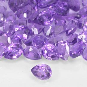 Achetez naturel 1.13ct Violet vif Améthyste gems, En forme de poire, En provenance Brésil chez GemSelect. En stock, livraison internationale!