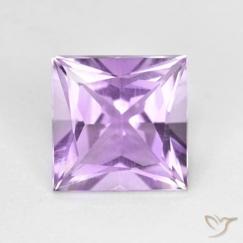 Améthyste Violet Iris naturelle Carré, 2.11 ct, VS