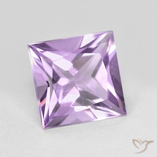 Améthyste Violet Iris naturelle Carré, 1.98 ct, VS