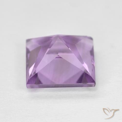 Améthyste Violet Rosâtre naturelle Carré, 2.30 ct, VS