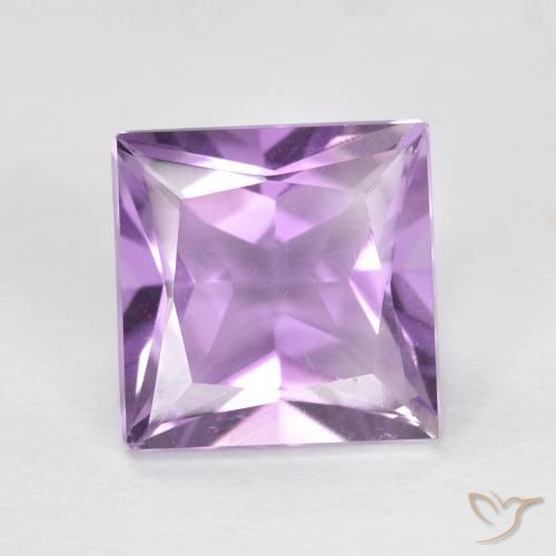 1.57ct Naturel Violet violacé Améthyste, Carré, VS