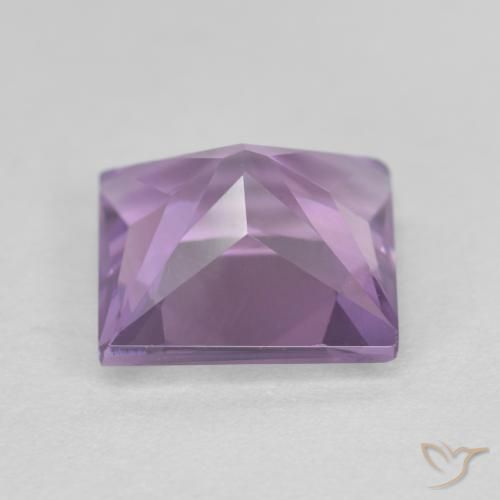 Améthyste Violet violacé naturelle Carré, 2.19 ct, VVS-VS