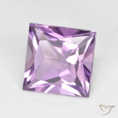 Améthyste Violet pourpre moyen-léger naturelle Carré, 2.03 ct, VS