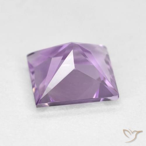 Améthyste Violet pourpre moyen-léger naturelle Carré, 2.03 ct, VS