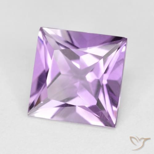 Améthyste Violet pourpre moyen-léger naturelle Carré, 2.14 ct, VS