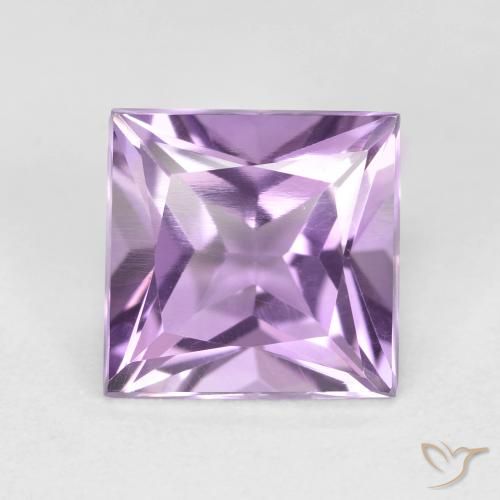 2.23ct Naturel Violet violacé Améthyste, Carré, VVS-VS