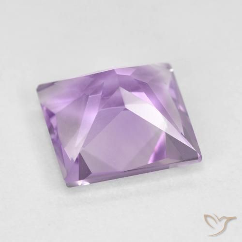 Améthyste Violet violacé naturelle Carré, 2.23 ct, VVS-VS