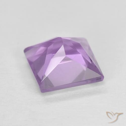 Améthyste Violet violacé naturelle Carré, 1.57 ct, VS