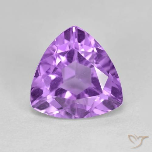 3.13ct Naturel Violet foncé Améthyste, Trillion, VS