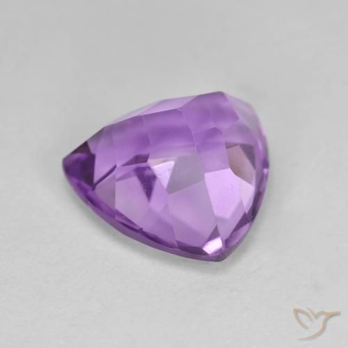 Améthyste Violet foncé naturelle Trillion, 3.13 ct, VS