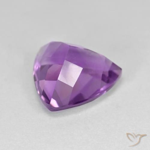 Améthyste Violet pourpre moyen-léger naturelle Trillion, 3.04 ct, VS