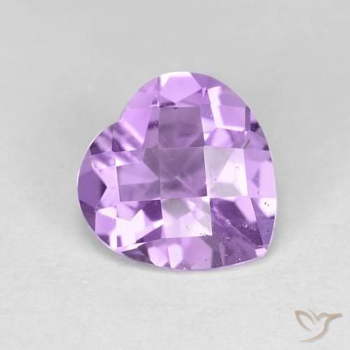 Améthyste Violet Iris naturelle Cœur, 1.54 ct, VS