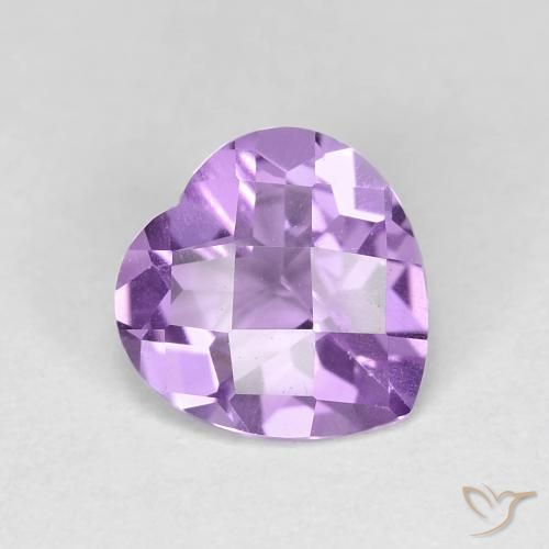 Améthyste Violet Iris naturelle Cœur, 1.55 ct, VVS-VS