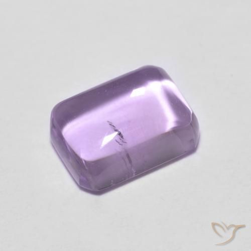 Améthyste Violet clair naturelle Octogone / coupe Émeraude, 1.26 ct, Transparent