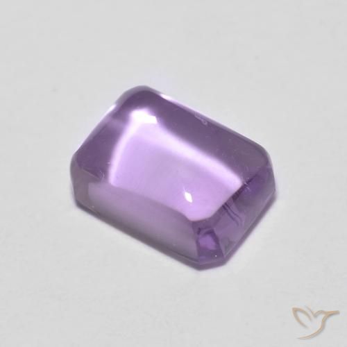 Améthyste Violet clair naturelle Octogone / coupe Émeraude, 1.31 ct, Transparent