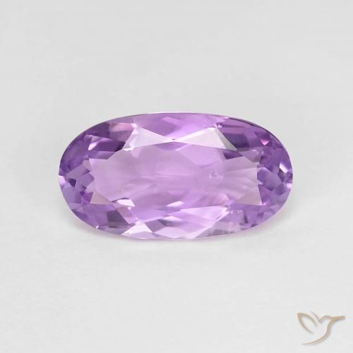 2.51ct Naturel Violet rosâtre léger Améthyste, ovale, VS