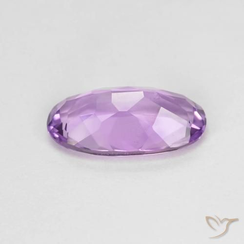 Améthyste Violet rosâtre léger naturelle ovale, 2.51 ct, VS
